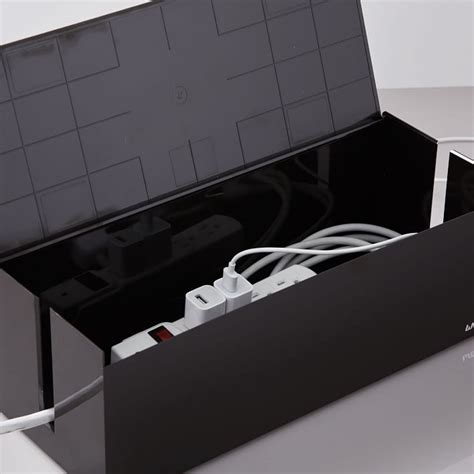 box to hide electrical cords|hide electrical cords in style.